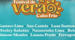 Festival de Verão agita Cabo Frio com shows de Gusttavo Lima, Wesley Safadão, Luan Santana, Ana Castela, Simone Mendes e muito mais…